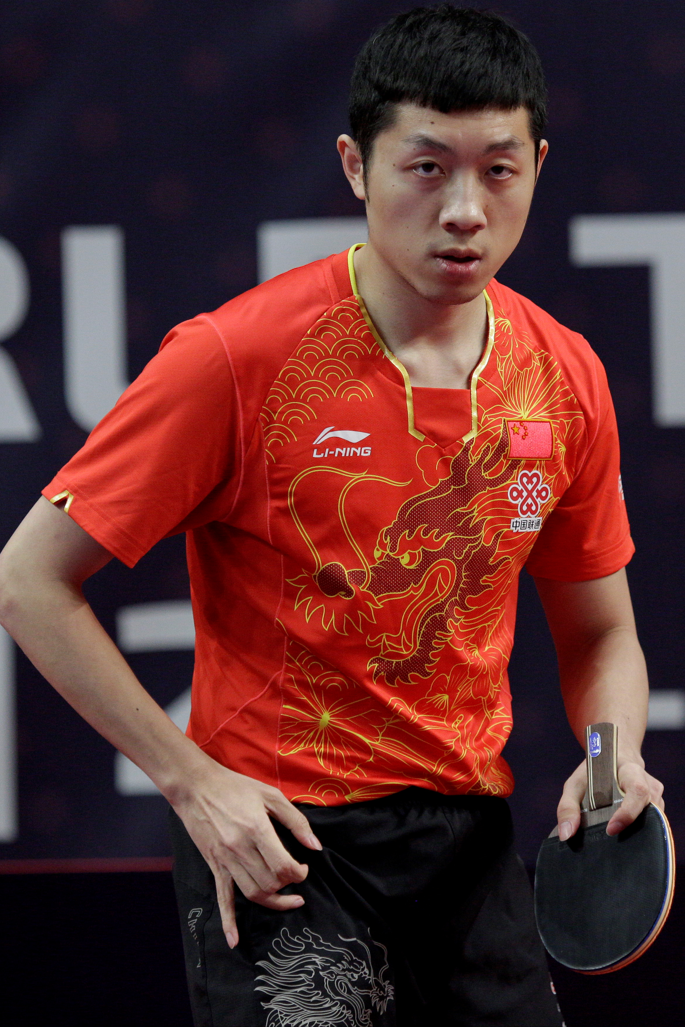 中国乒乓球队强势法国乒乓球队，许昕统治全场