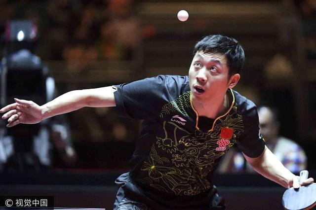 中国乒乓球队强势法国乒乓球队，许昕统治全场